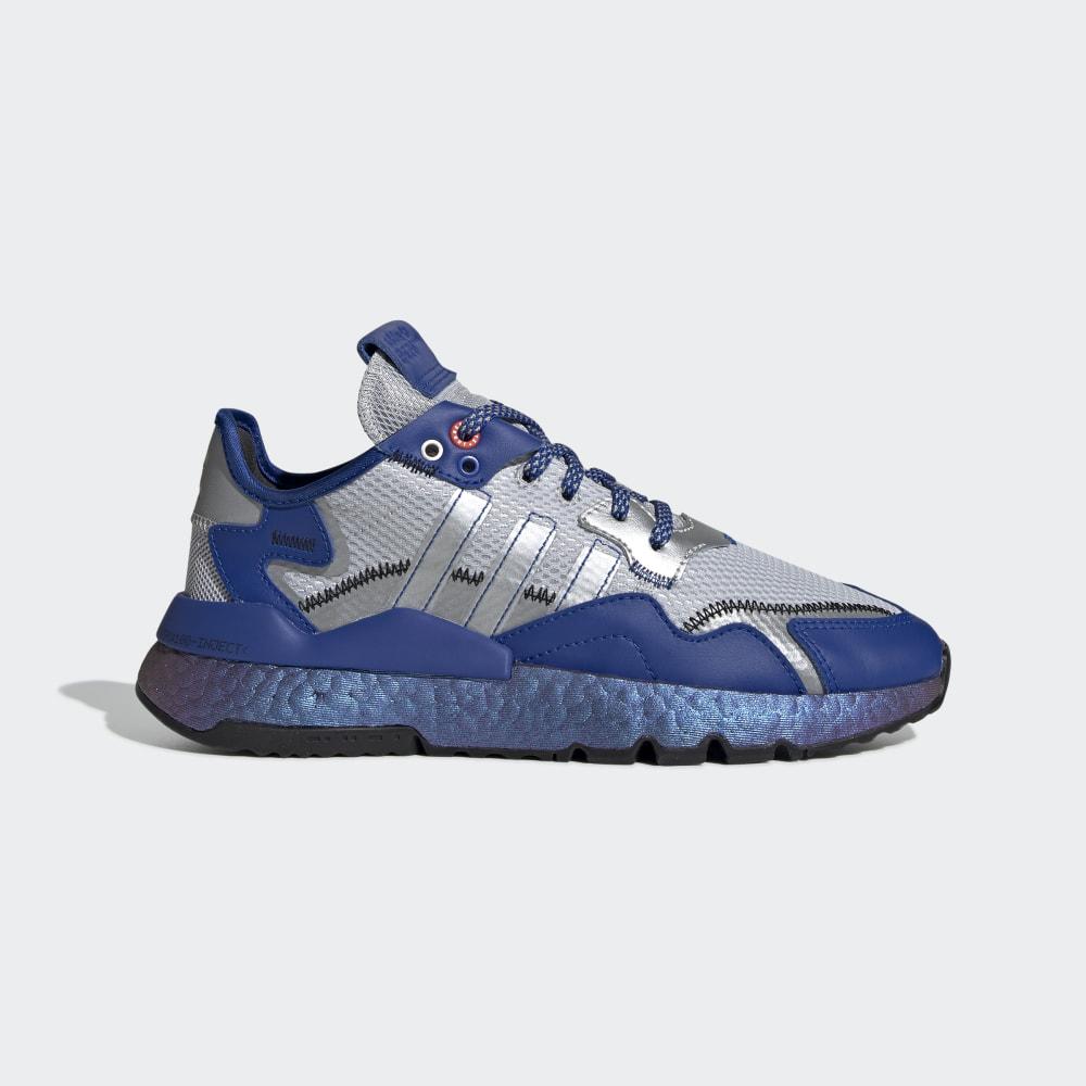 Adidas Women's Nite Jogger Originals Shoes Royal/Silver Metal/Black Ireland EG3360